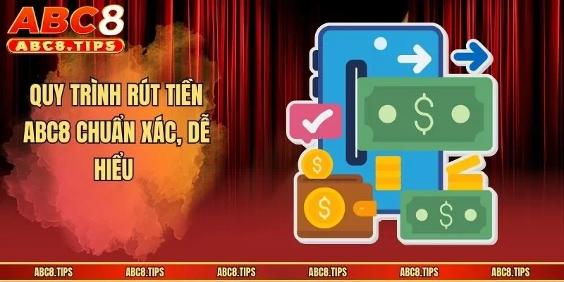 Quy trình rút tiền ABC8 chuẩn xác, dễ hiểu
